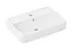 Hansgrohe-Xanuia-Q-Waschtisch-Compact-550-370-mit-Hahnloch-und-Ueberlauf-SmartClean-Weiss-61120450 gallery number 1